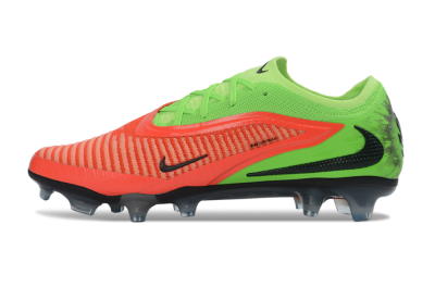 Unisex Nike Phantom 6 Elite Low FG Football Boots - Orange/Lime Green/Bright Coral