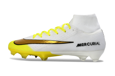 Unisex Nike Air Zoom Mercurial Superfly 10 Elite FG Football Boots - Yellow/Bright Yellow/Sleek White