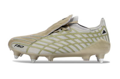 Men's Adidas F50 Spider Elite SG Football Boots - Beige/Soft Sand/Light Olive