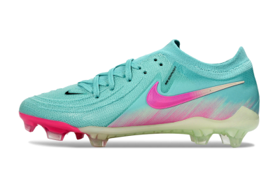 Men's Nike Phantom GX 2 Elite FG Football Boots - Aqua/Neon Pink/Pale Green