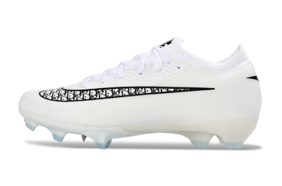 Unisex Nike Air Zoom Mercurial Vapor 16 Elite FG Football Boots - White/Classic Black/Crystal Blue