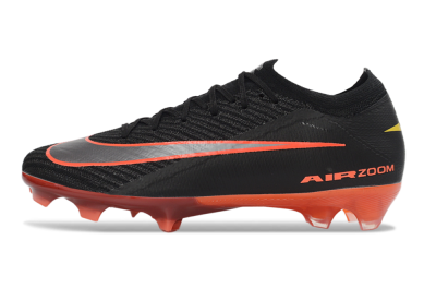 Unisex Nike Air Zoom Mercurial Vapor 16 Elite FG Football Boots - Black/Electric Orange/Neon Green