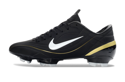 Men's Nike Mercurial Vapor R9 FG Football Boots - Black/Gold Accent/White Detail