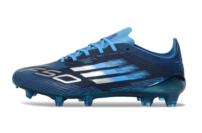 Unisex Adidas F50 Elite FG Football Boots - Blue/Deep Ocean/Sky Blue