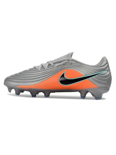 Men's Nike Tiempo Legend 11 Elite FG Football Boots - Gray/Vivid Orange/Mint Blue