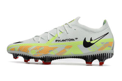 Men's Nike Phantom GT 2 Elite FG Football Boots - White/Green