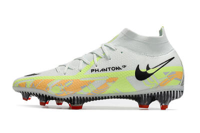 Men's Nike Phantom GT 2 DF Elite FG Football Boots - White/Green