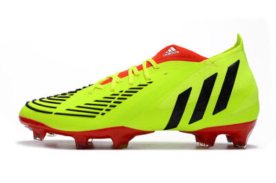 Men's Adidas Predator Edge Geometric.1 FG Football Boots - Green/Red