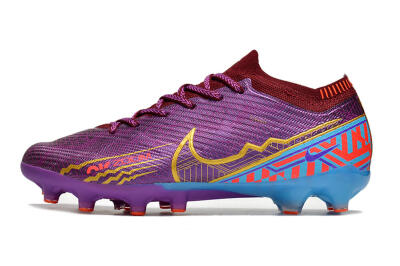 Unisex Nike Air Zoom Mercurial Vapor 15 Elite AG Football Boots - Red/Gold/Blue