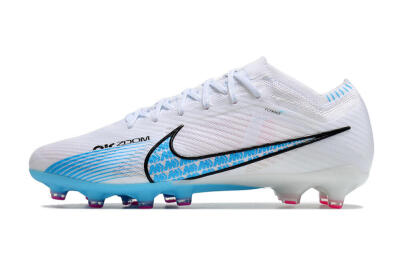 Men's Nike Air Zoom Mercurial Vapor 15 Elite AG Football Boots - White/Blue