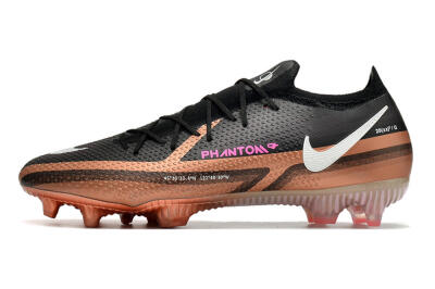 Men's Nike Phantom GT Elite FG Football Boots - Black/Gold/White