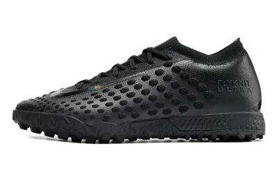 Men's Nike Phantom Ultra Venom TF Football Shoes - Black/White