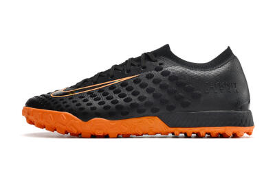 Men's Nike Phantom Ultra Venom TF Football Shoes - Black/Orange