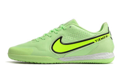 Men's Nike React Tiempo Legend 9 Pro IC Football Shoes - Green/Black