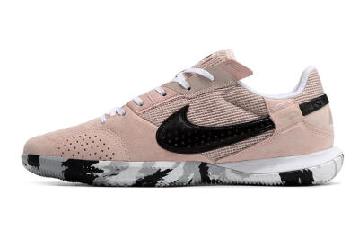 Men's Nike Streetgato IC Football Shoes - Pink/Black/White