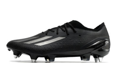 Men's Adidas X Speedportal.1 SG Football Boots - Black/Grey