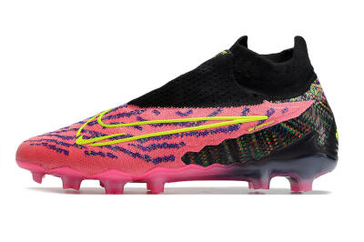 Men's Nike Phantom GX Elite DF FG Football Boots - Pink/Rainbow