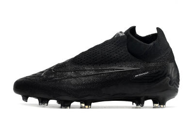 Men's Nike Phantom GX Elite DF FG Football Boots - Black/Black