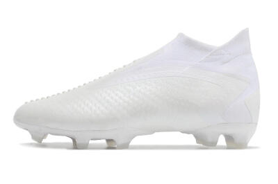Men's Adidas Predator Accuracy+ FG Football Boots - White/White