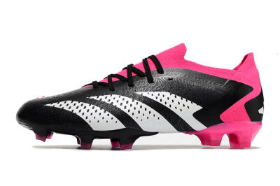 Men's Adidas Predator Accuracy.1 FG Football Boots - Black/Pink/White