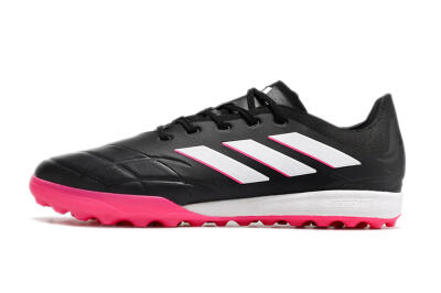 Men's Adidas Copa Pure.3 TF Football Shoes - Black/Pink/White
