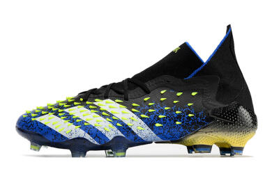 Unisex Adidas Predator Freak.1 FG Football Boots - Black/Blue/White