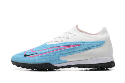Men's Nike Phantom GX Elite TF Football Shoes - Blue/White/Pink