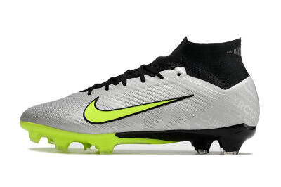 Men's Nike Air Zoom Mercurial Superfly 9 Elite FG Football Boots - Grey/Yellow/Black