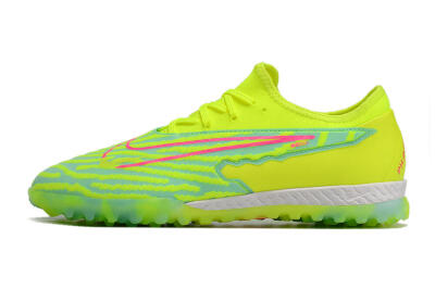 Men's Nike React Phantom GX Pro TF Football Shoes - Green/Pink