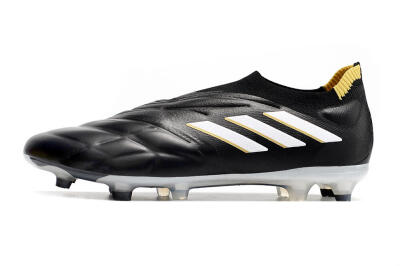 Men's Adidas Copa Pure+ FG Football Boots - Black/White