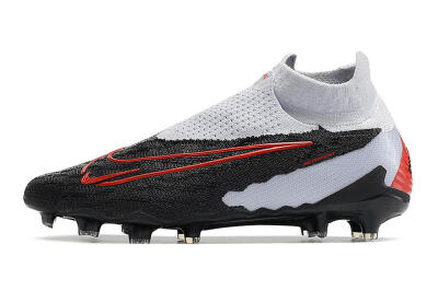 Men's Nike Phantom GX Elite DF Link FG Football Boots - Black/White/Red