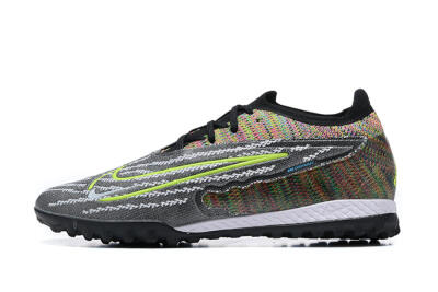 Men's Nike Phantom GX Elite TF Football Shoes - Black/Yellow/Rainbow