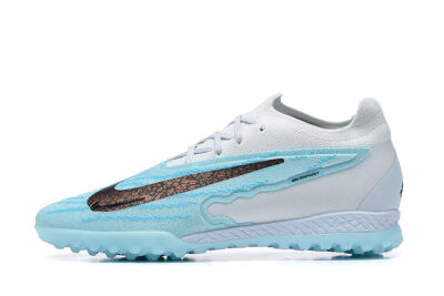 Men's Nike Phantom GX Elite TF Football Shoes - White/Blue/Black