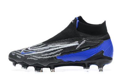 Men's Nike Phantom GX Elite DF Link FG Football Boots - Black/White/Blue