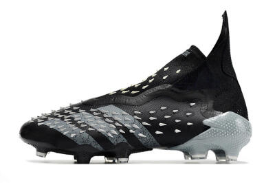 Unisex Adidas Predator Freak+ FG Football Boots - Black/Siliver