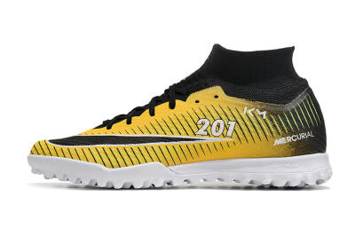 Unisex Nike Air Zoom Mercurial Superfly 9 Elite TF Football Shoes - Yellow/Black/White