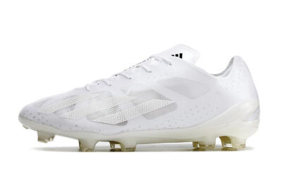 Men's Adidas X Crazyfast.1 FG Football Boots - White/White