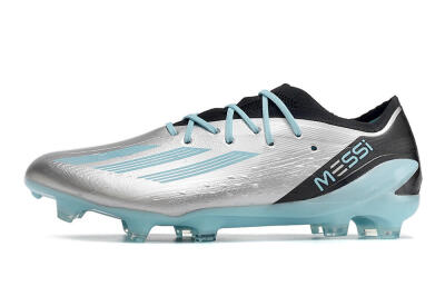 Men's Adidas X Speedportal.1 FG Football Boots - Grey/Blue/Black