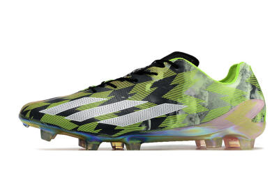 Men's Adidas X Crazyfast Limited Edition FG Football Boots - White/Yellow/Orange/Black