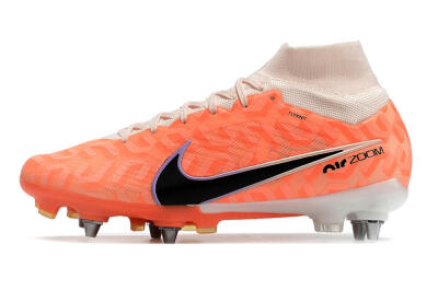 Men's Nike Air Zoom Mercurial Superfly 9 Elite SG Football Boots - Orange/Black/Purple/Yellow