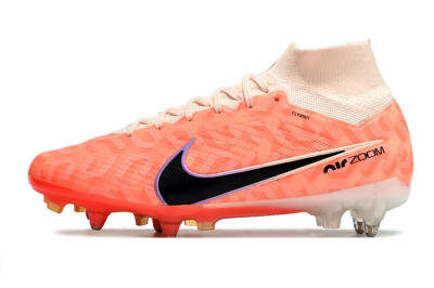 Men's Nike Air Zoom Mercurial Superfly 9 Elite SG Football Boots - Orange/Black/Purple