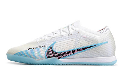 Men's Nike Air Zoom Mercurial Vapor 15 Elite IC Football Shoes - White/Blue/Black/Pink