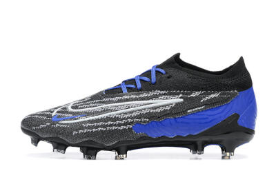 Men's Nike Phantom GX Elite FG Football Boots - Black/White/Blue