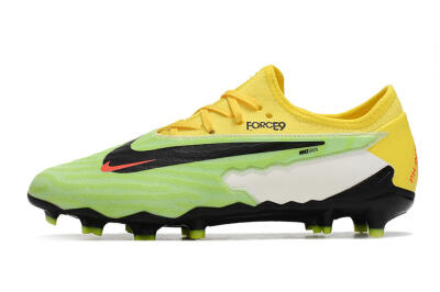 Men's Nike Phantom GX Academy FG Football Boots - Green/Black/White/Yellow