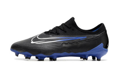 Men's Nike Phantom GX Academy FG Football Boots - Black/White/Blue
