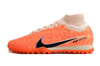 Men's Nike Air Zoom Mercurial Superfly 9 Elite TF Football Shoes - Pink/Black/Purple