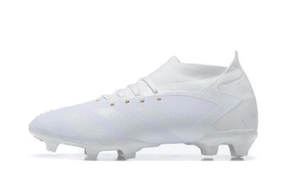 Men's Adidas Predator Accuracy+ FG Football Boots - White/White