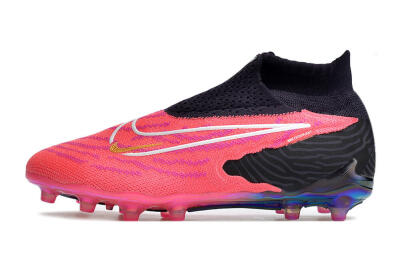 Men's Nike Phantom GX Elite DF AG Football Boots - Pink/White/Black