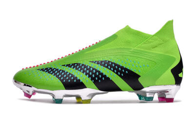Men's Adidas Predator Accuracy+ FG Football Boots - Green/Blue/Black
