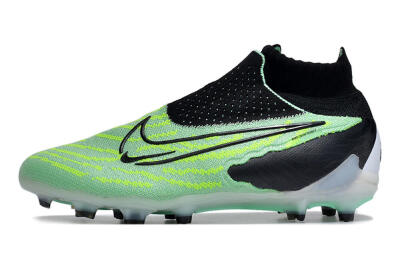 Unisex Nike Phantom GX Elite DF FG Football Boots - Green/Black/White